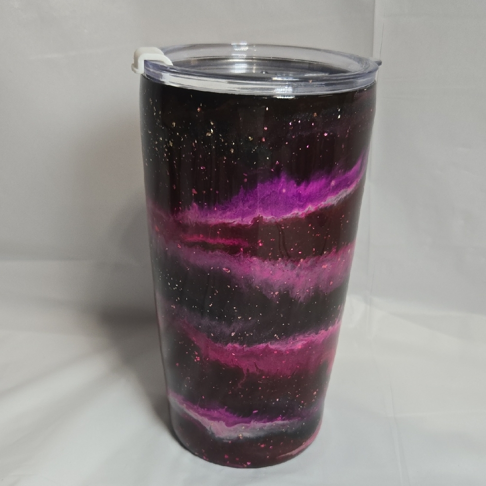 20oz Galaxy Tumbler with Lid - Glow